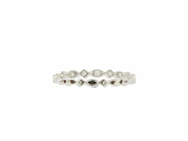 18ct White Gold Diamond Full Eternity Ring