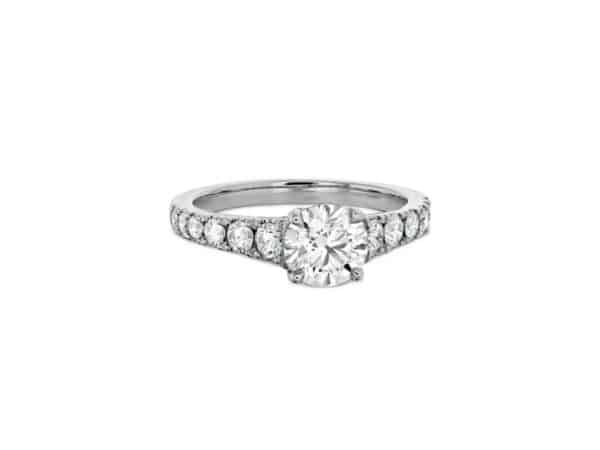 18ct White Gold Diamond Solitaire Ring