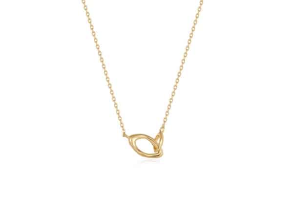 Ania Haie Silver Gold-Plated Link Necklace