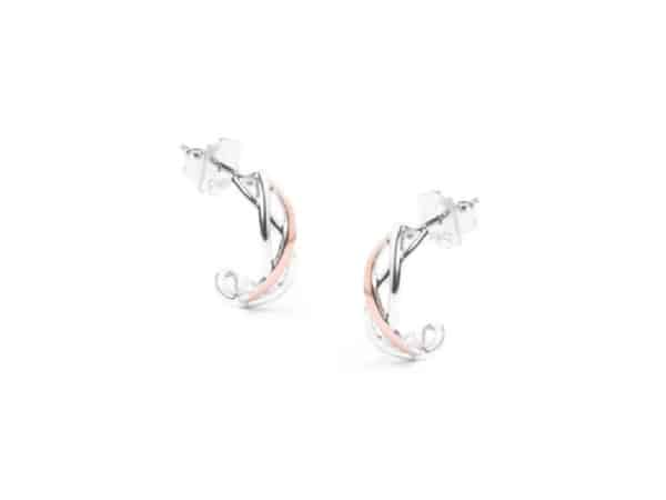 Clogau Silver Hooped Earrings