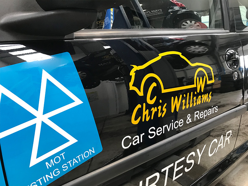 Chris Williams Courtesy Car