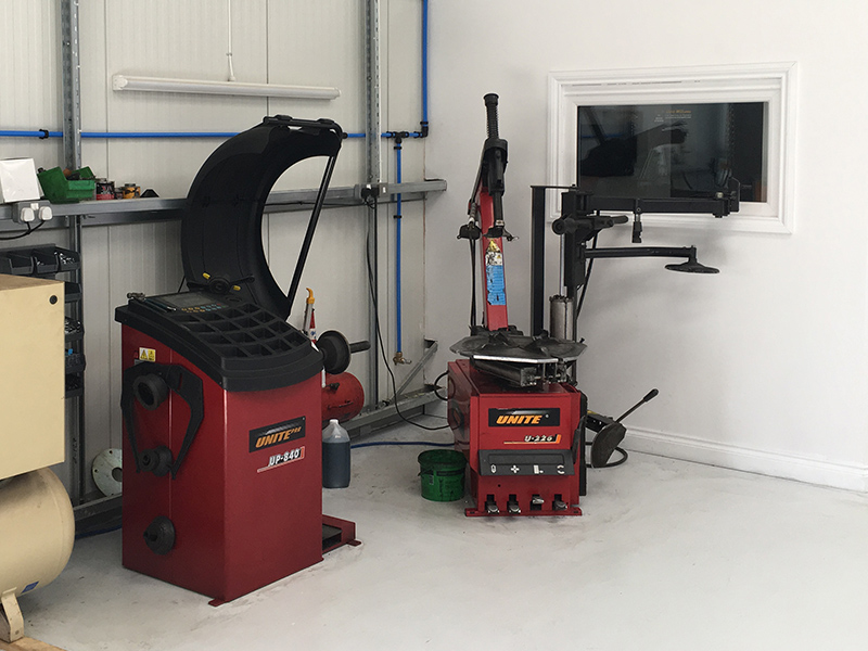 Chris Williams tyre fitting equipment