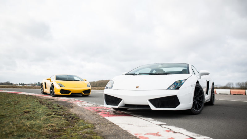 Two Lamborghini Gallardos