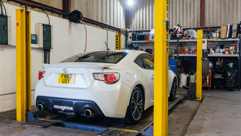 GT86 Drift Limits Performance servicing alignment track