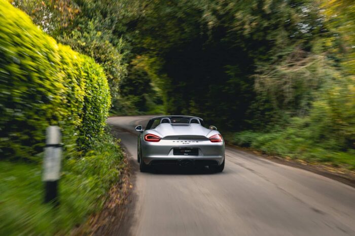 981 Spyder Driving