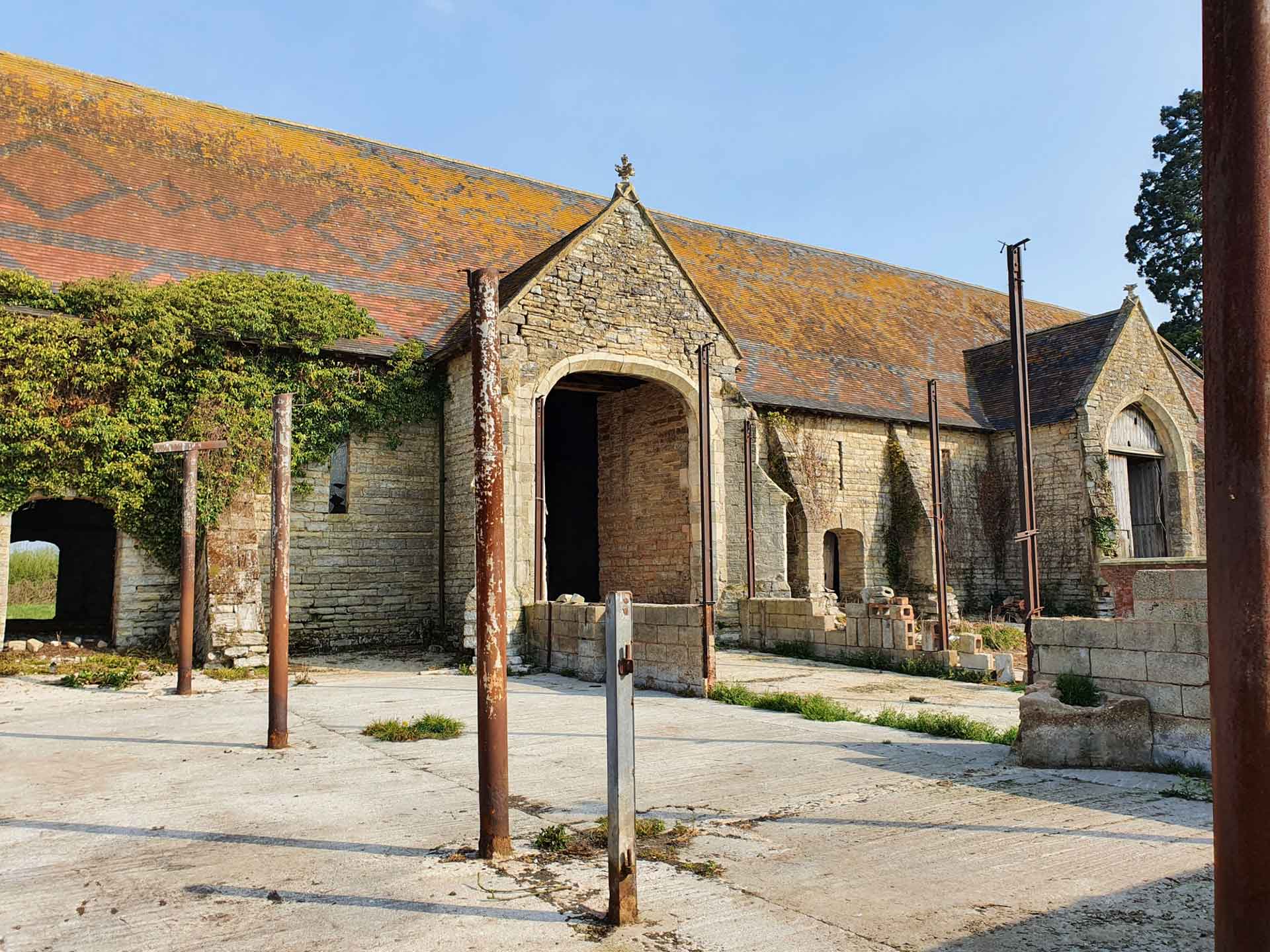 barn front entrance