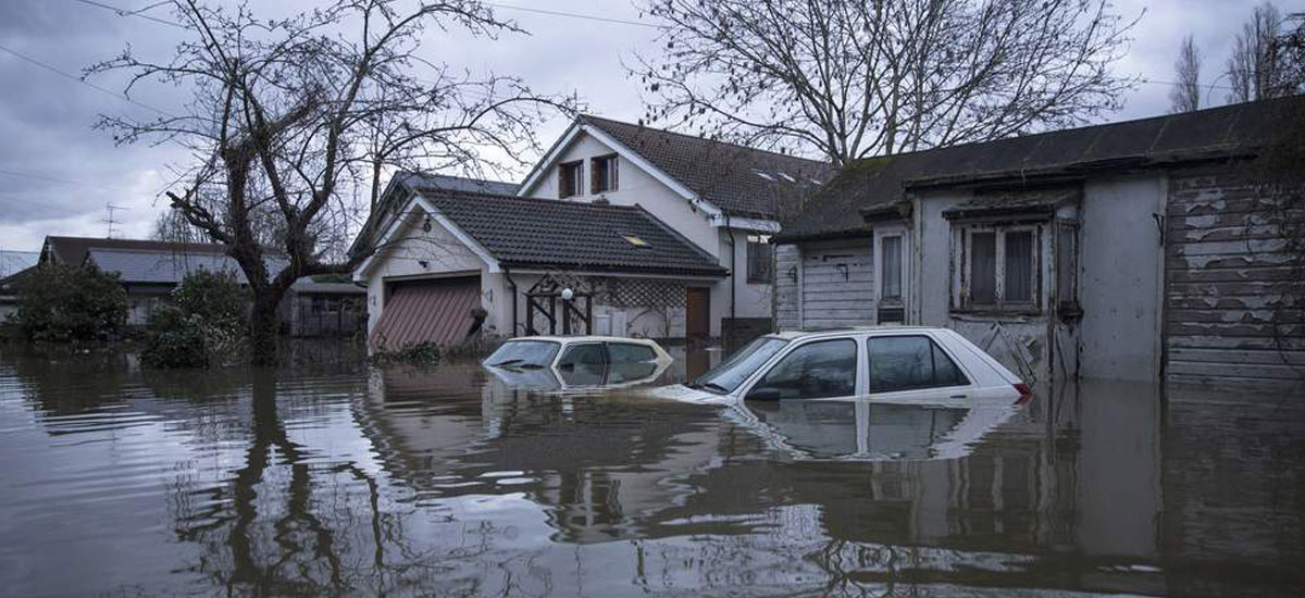 Before: Flood Damage