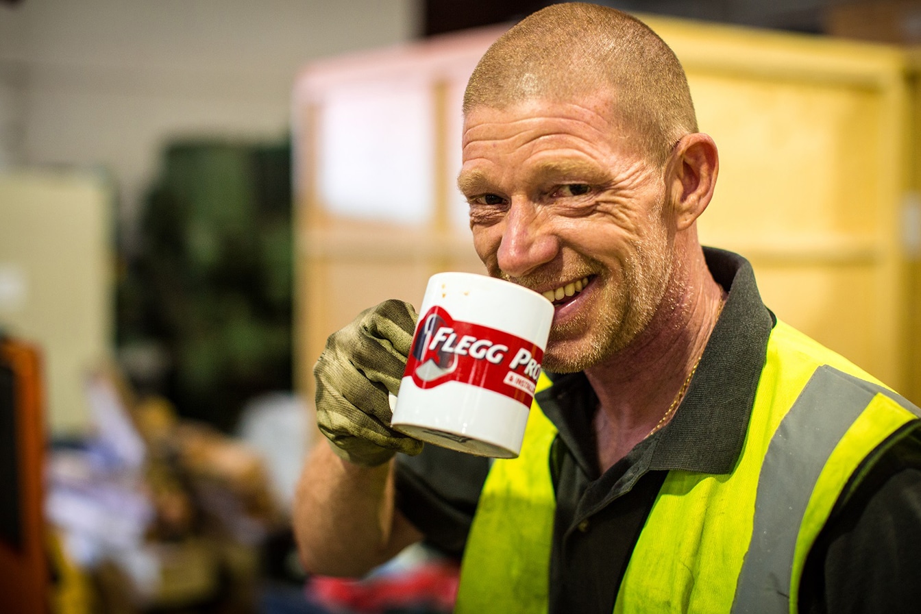 Employer Sipping From Mug