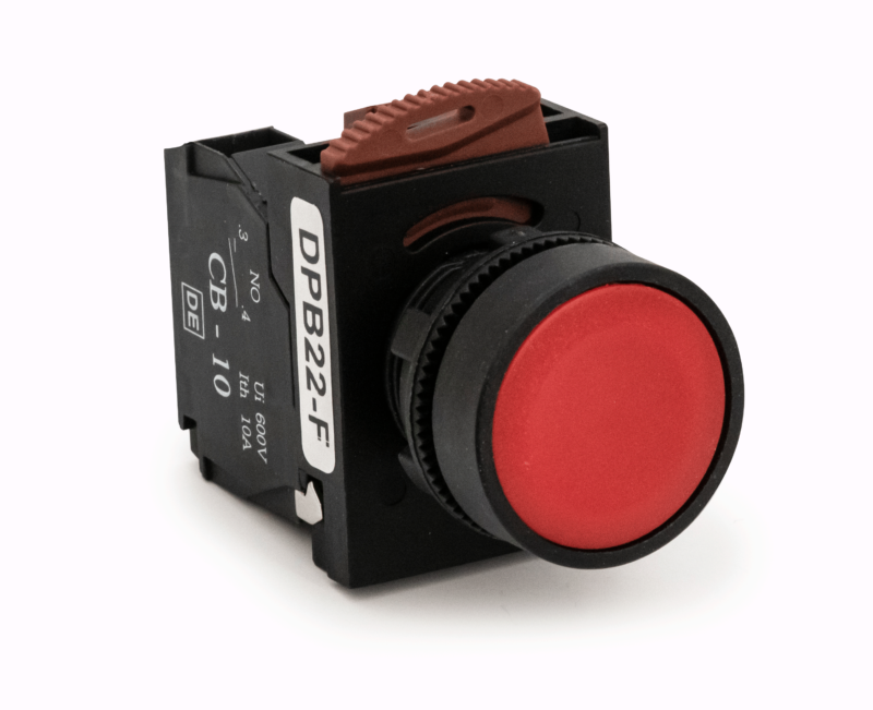 Button Switch, Red (DPB22-F11R)