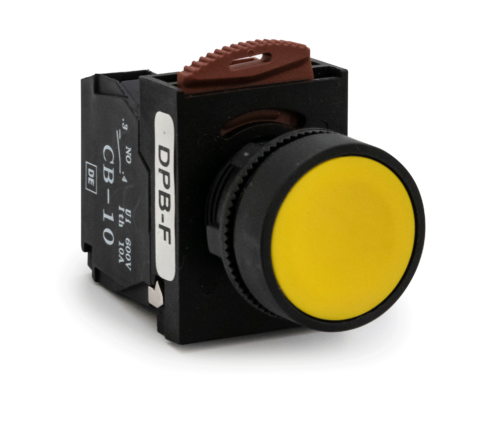Button Switch, Yellow (DPB22-F11Y)