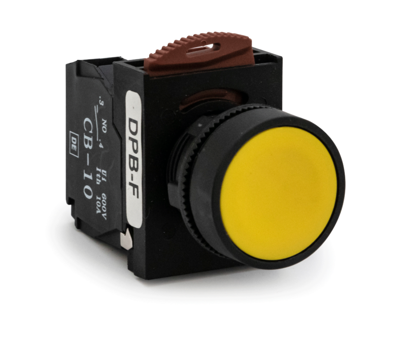 Button Switch, Yellow (DPB22-F11Y)