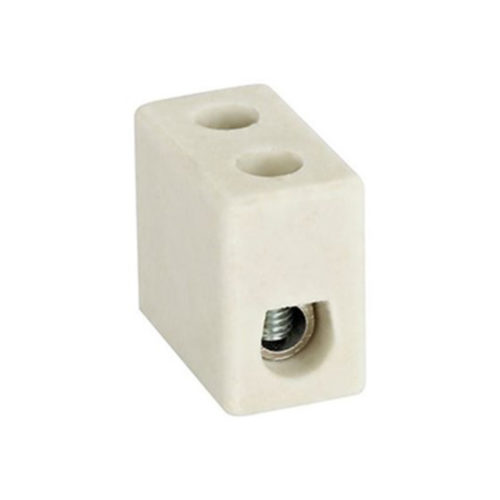 Ceramic Terminal Blocks, 1 Pole, 41A/750V (DESTB-0401-W)