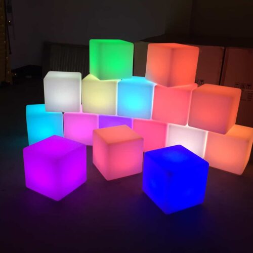 LED Glow Cube Hire