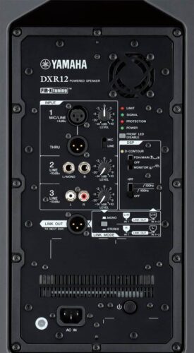Yamaha DXR12 Rear Connections Panel