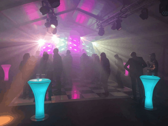 Outdoor LED Table Hire