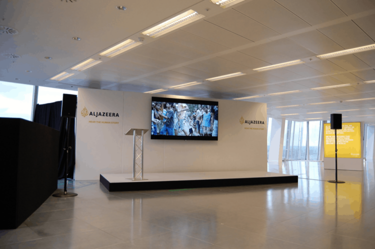 Event Backdrop Hire With Screen