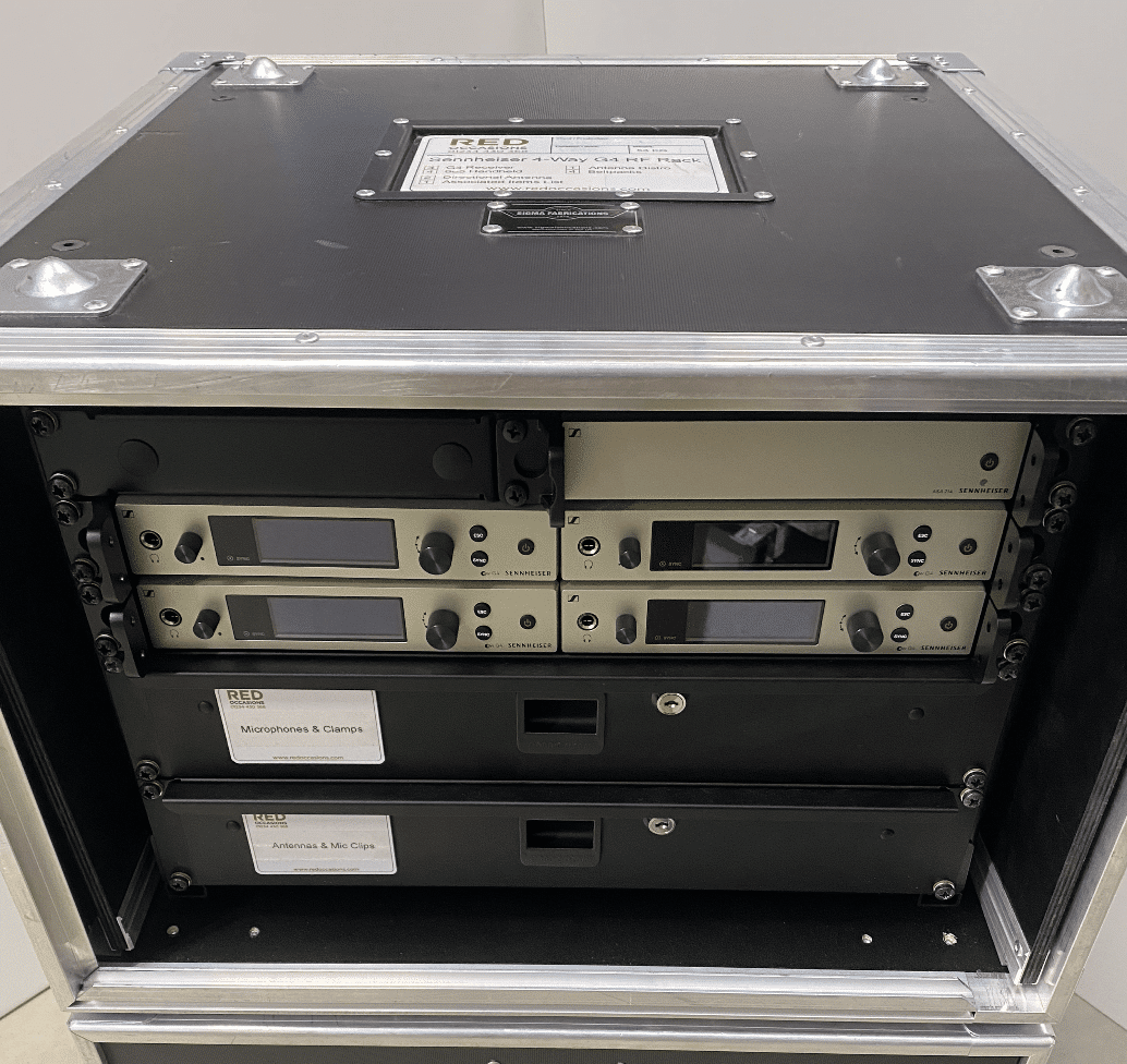Sennheiser G4 4-Way Radio Rack Hire