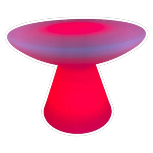 Red LED Table Hire