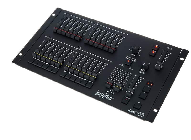 Zero88 Juggler 12/24 DMX Lighting Desk for Hire - Red Event Production