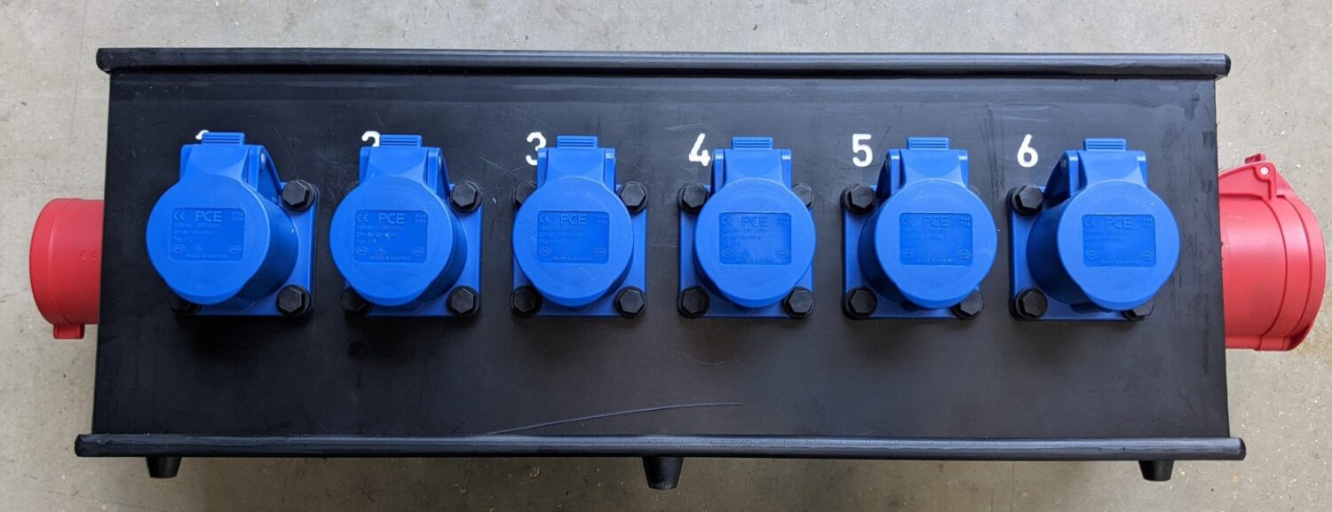 32A-3PH Distro Event Power For Hire