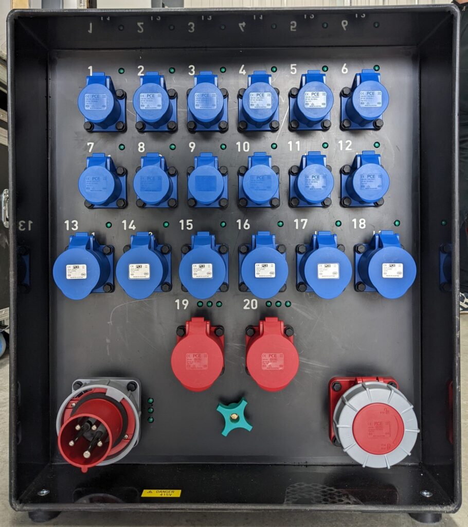 63A-3PH Heavy Mains Event Power Distro