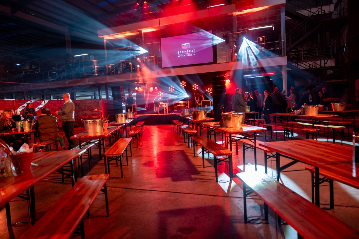 Corporate Warehouse Party AV Production