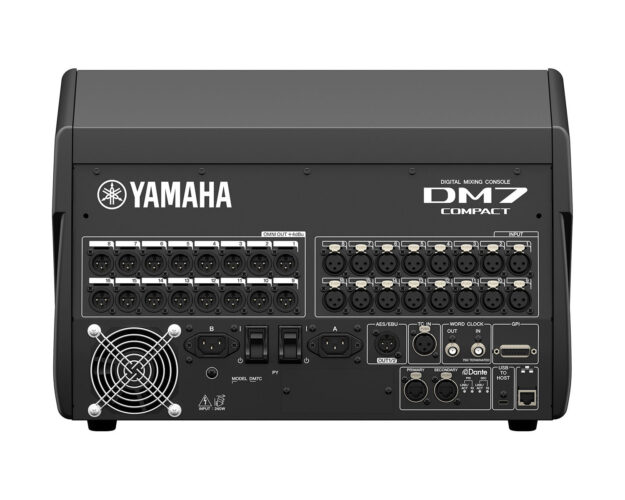 Yamaha DM7 Compact Rear Connectors
