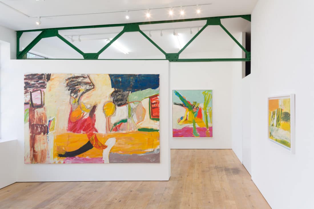 Installation views of Max Wade: Whisper Down the Lane at Sid Motion Gallery
