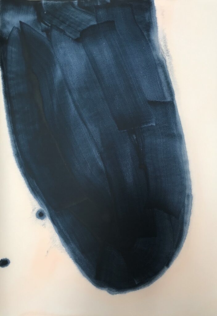 BLUE-PEACH-unFRAMED