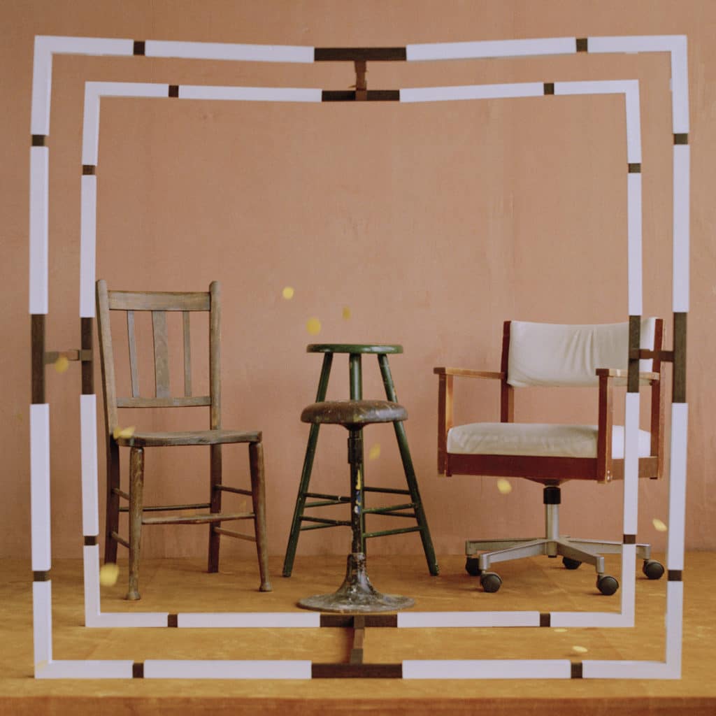Brian Griffiths and Frank Kent_Power, History and Comfort, 2019_Inkjet print acrylic fronted on Dibond_146cm x 146cm_Frank Dot & Brian Oval, Sid Motion Gallery