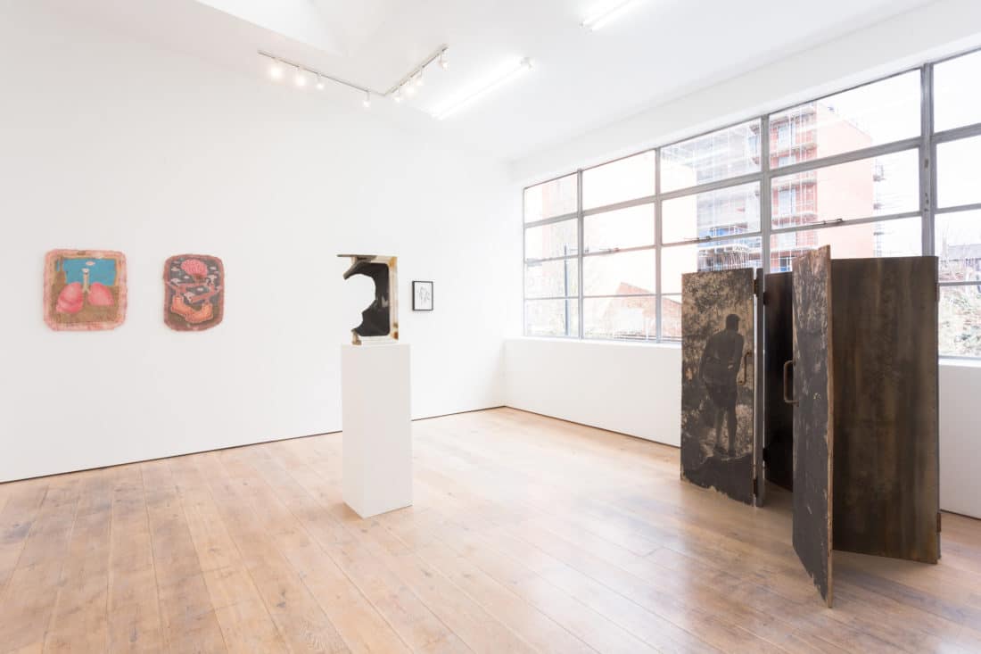 Installation views of Internal Weather at Sid Motion Gallery