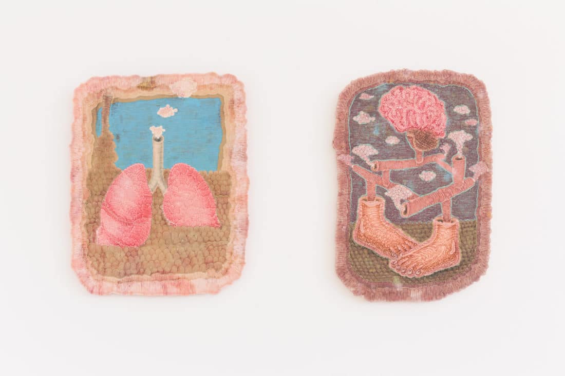 Installation views of Internal Weather at Sid Motion Gallery