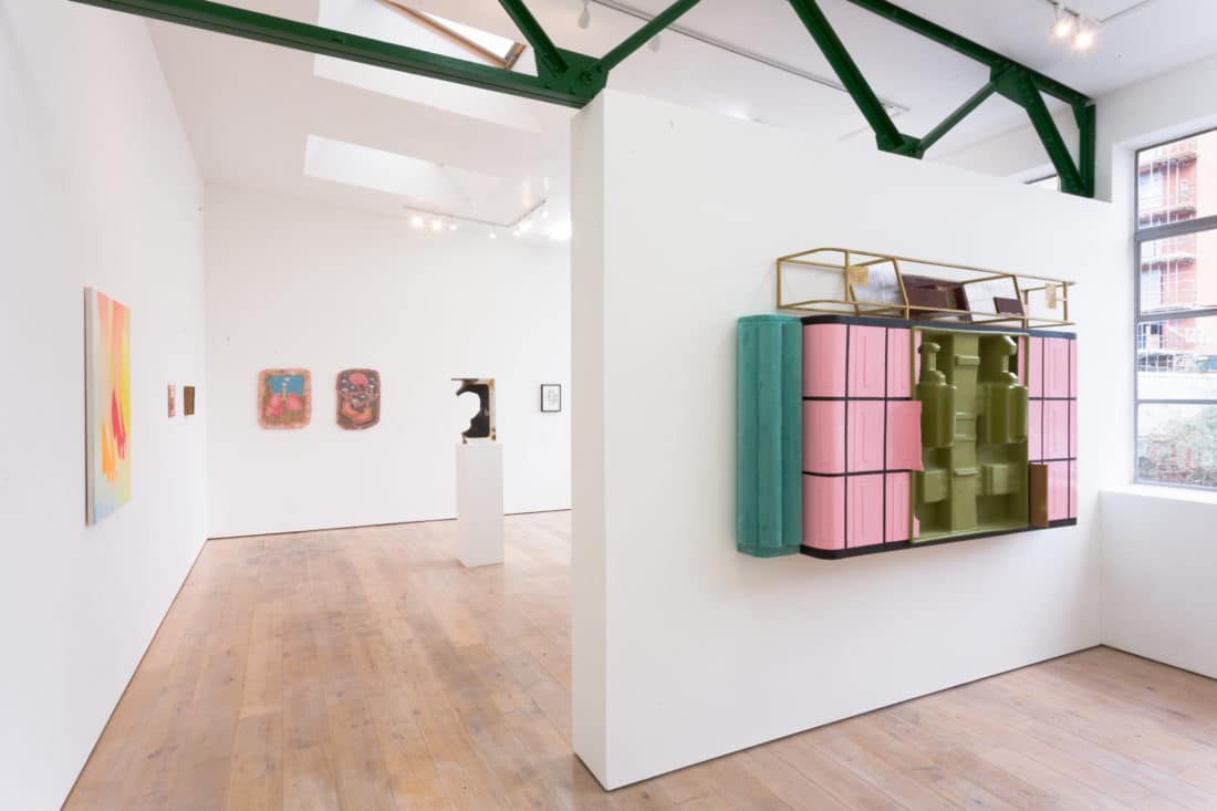 Installation views of Internal Weather at Sid Motion Gallery