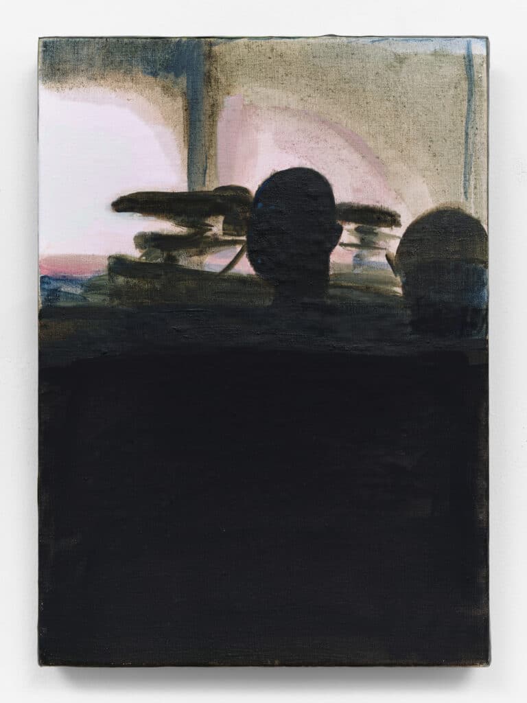 a walk between, 2023 Oil on canvas 35 x 27 cm