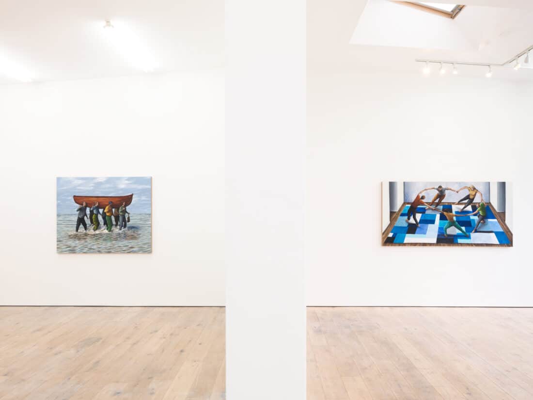 Installation views of Morgan Wills - Tableaux at Sid Motion Gallery 1st April -13th May 2023