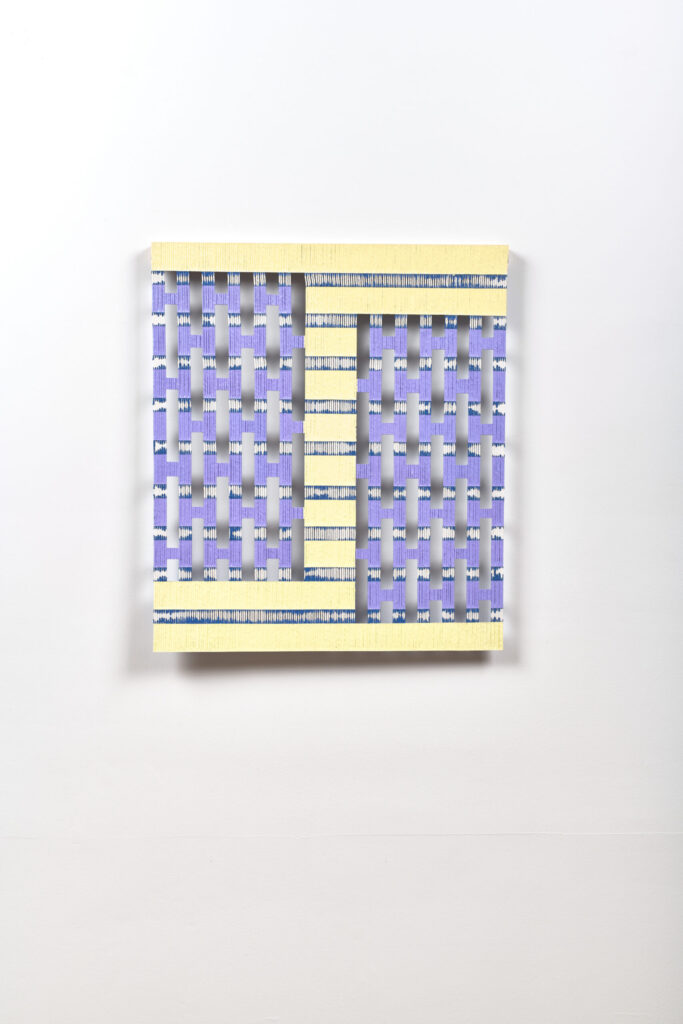 Brandon Logan_'Canine'_2023_acrylic and string_72 x 63cm_photograph John McKenzie_IG 2401191328_PRESS