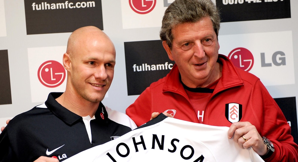 Andrew Johnson & Roy Hodgson - England Team