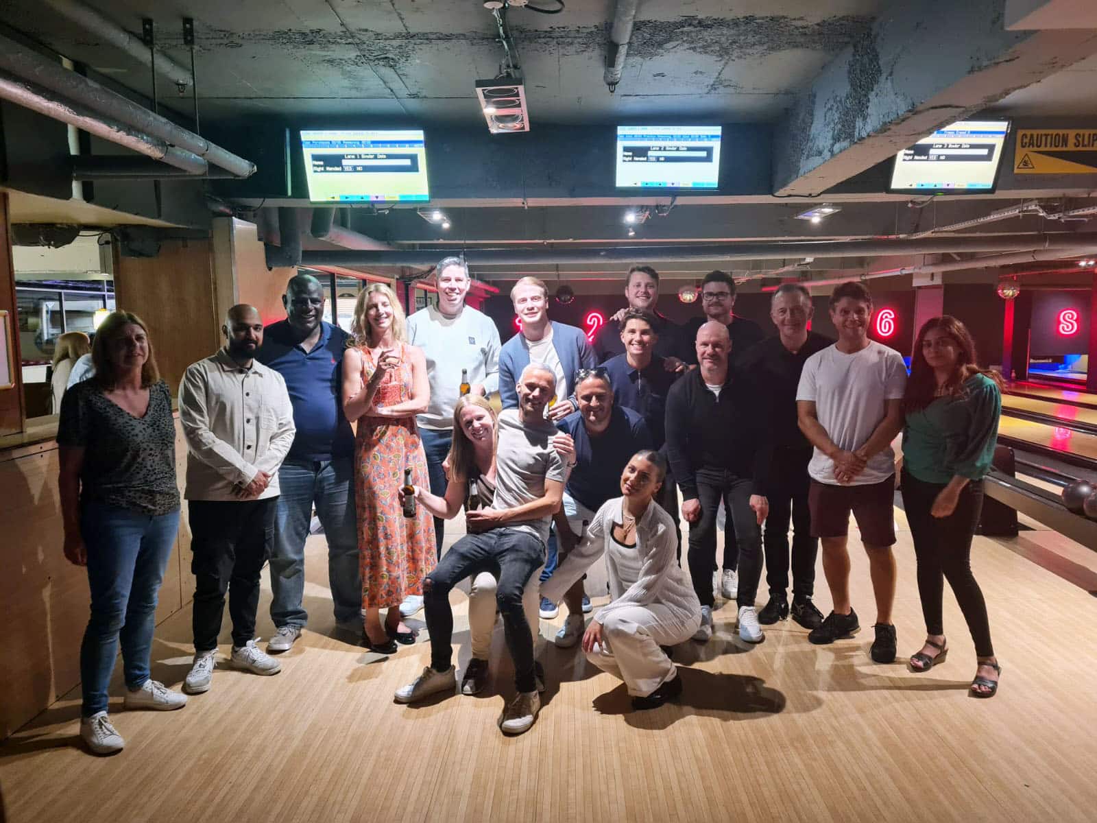a group of people