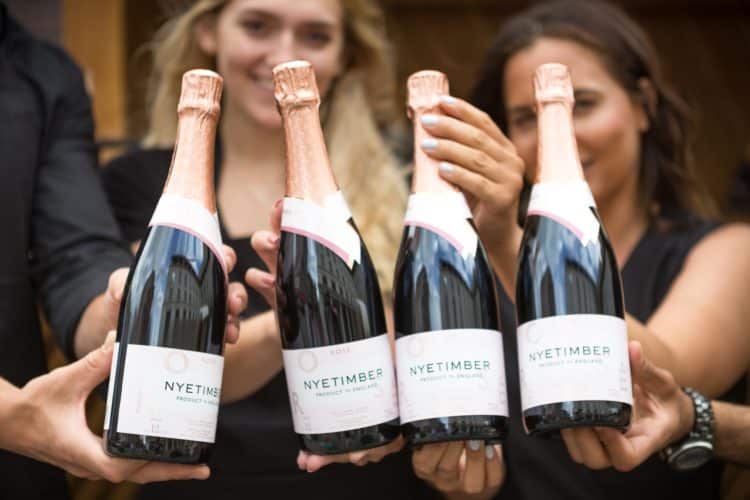 Nyetimber pop-up bar