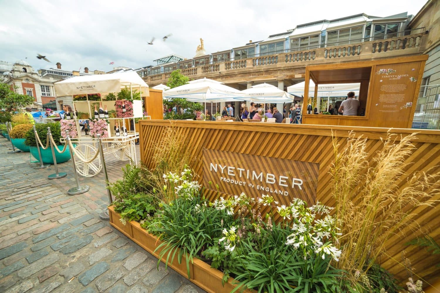Nyetimber pop-up bar