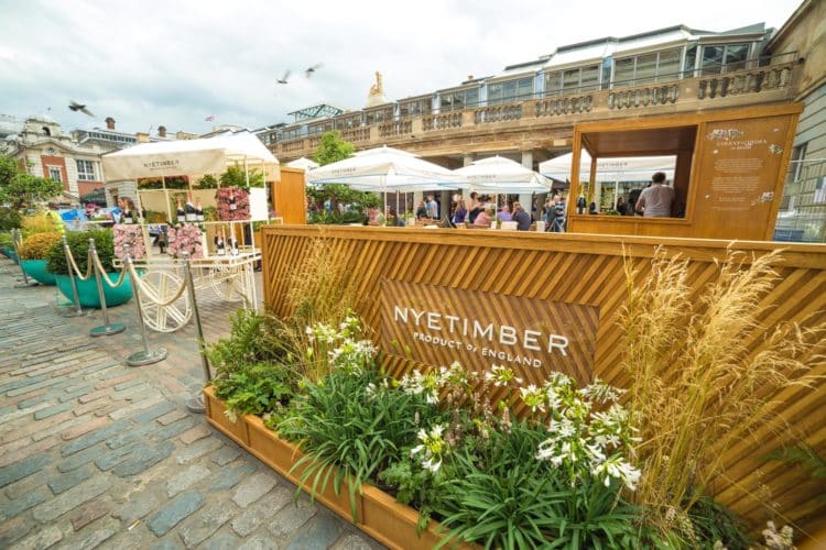 Nyetimber pop-up bar