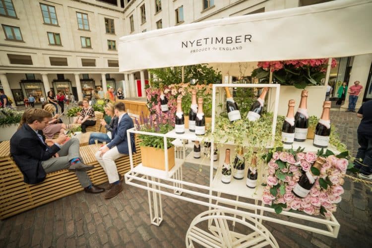 Nyetimber pop-up bar