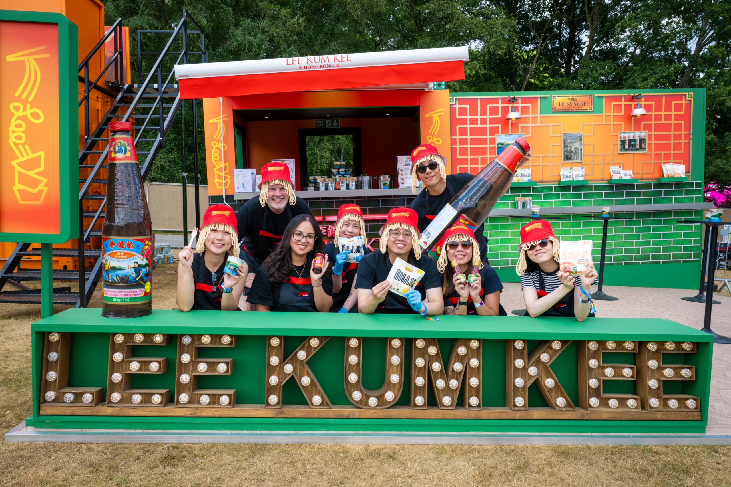 lee kum kee team in front of stand